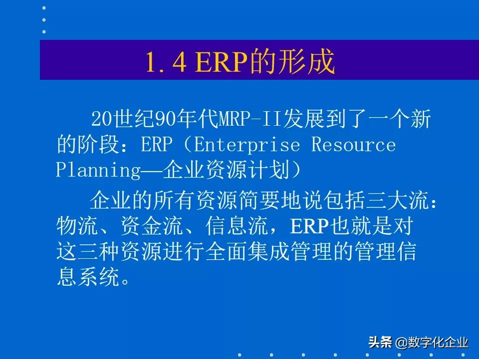 erp知识分享,erp课程报告