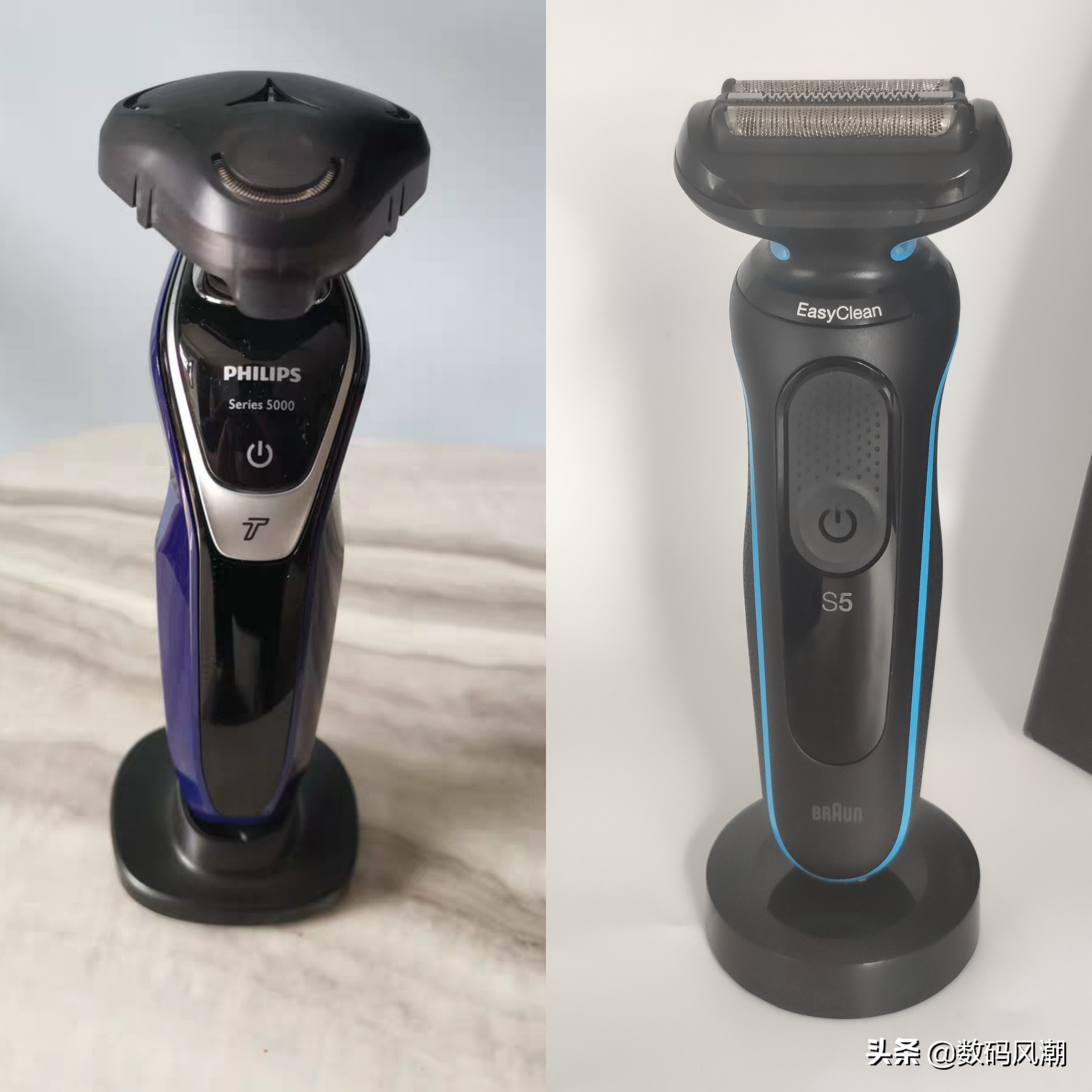 飞利浦9系剃须刀和博朗9系怎么选,飞利浦剃须刀和博朗剃须刀对比