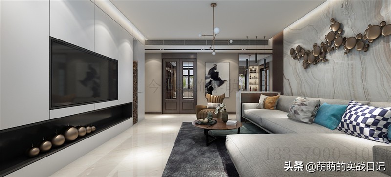 西安今朝装饰工艺展示,西安今朝装饰精装房