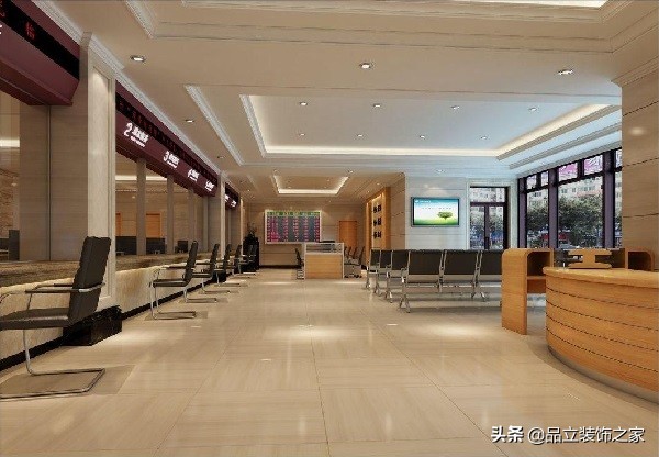 银行柜台设计效果图大全,银行柜台装修效果图