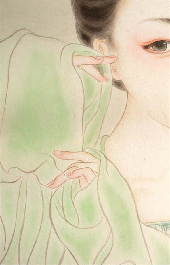 古代古风壁纸大全,二次元壁纸之绿衣佳人