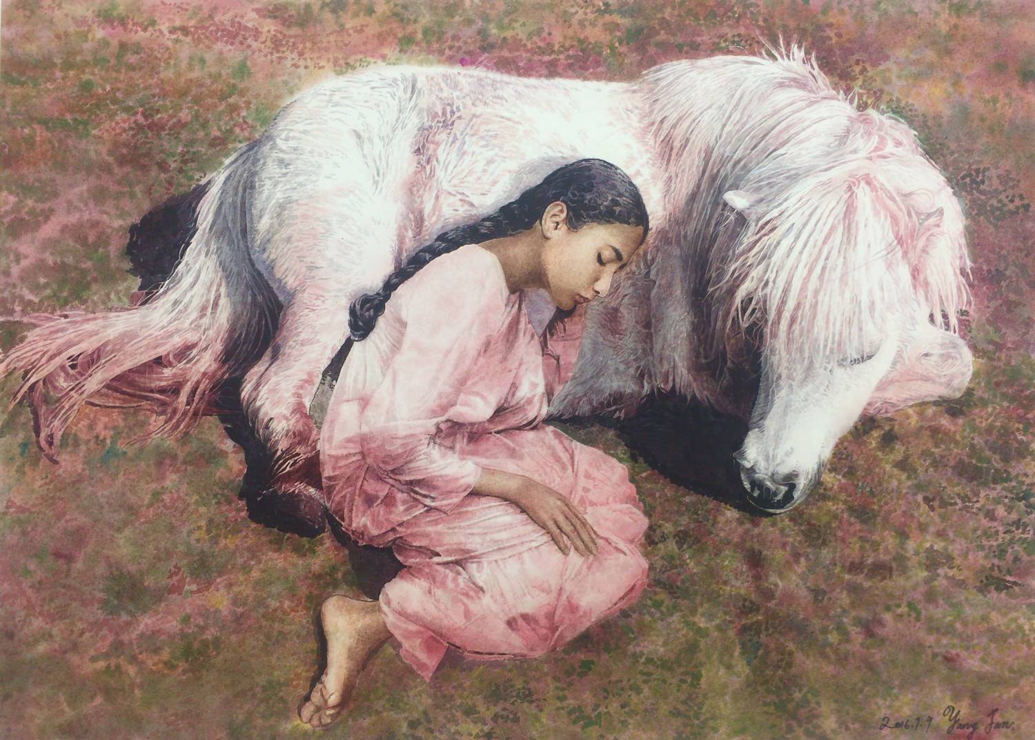 画家杨帆水彩画,杨帆远航水彩画