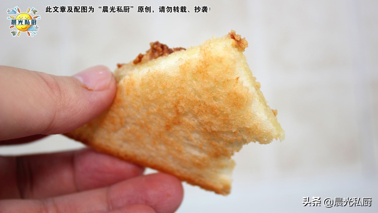 花生酱起酥吐司,厚片吐司花生酱