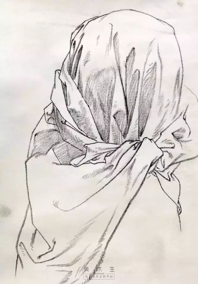 大块衣褶画法,衣褶不好看