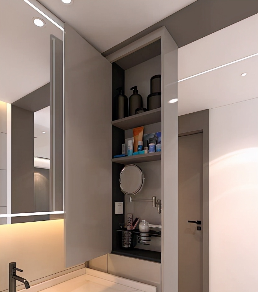 25公分可以做侧边薄柜吗,卫生间一侧做30公分薄柜