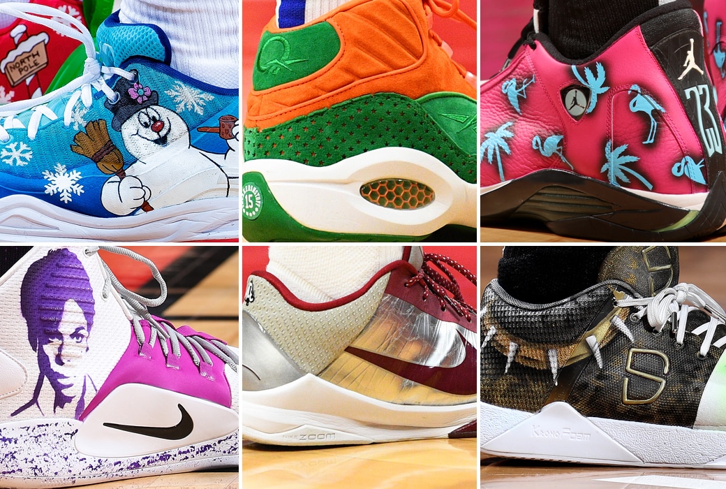 NBA赛场最近三天篮球鞋精选集：鞋头们的赛季鞋王之争越发激烈