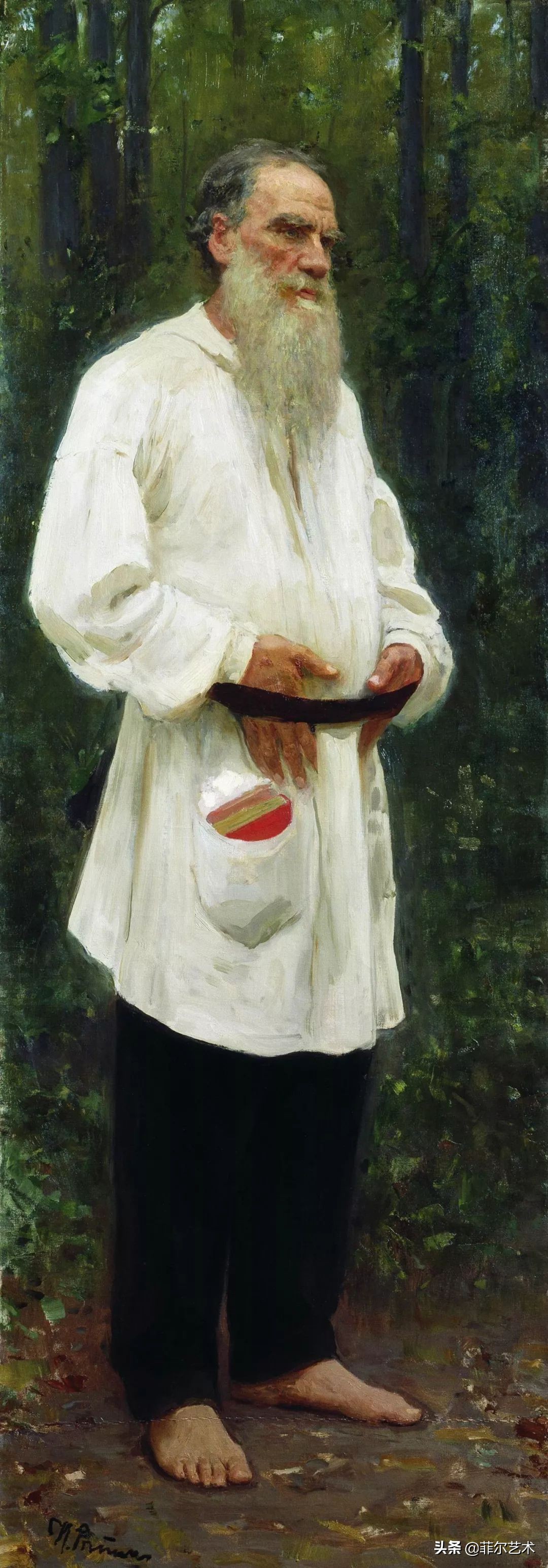 画家列宾作品欣赏,俄罗斯现实主义画家列宾及其作品