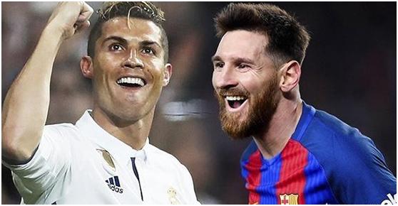 那些年c罗被梅西压制5大瞬间,梅西难掩颓势c罗尽显球王风范