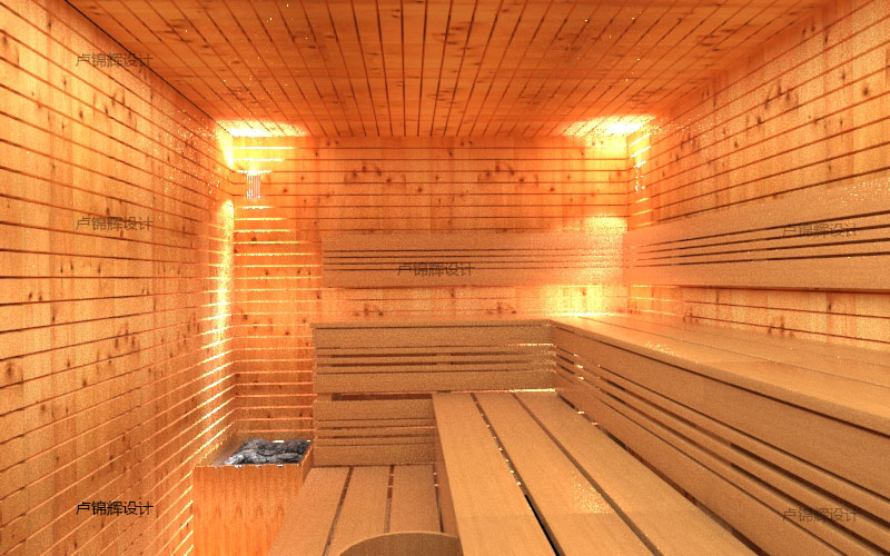小型干蒸桑拿房装修偶然焗桑拿也是别有一番生活味道