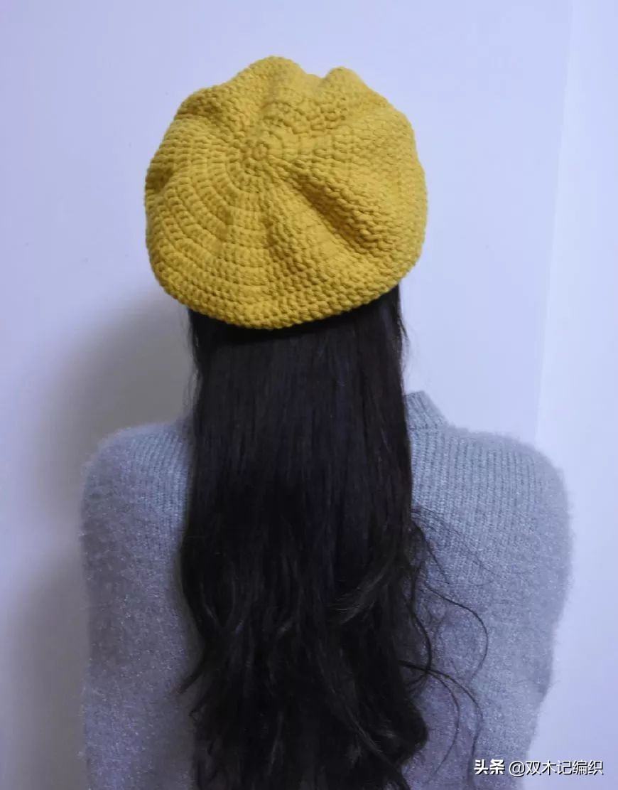 冬天到了怎么织帽子,自己织的太阳帽