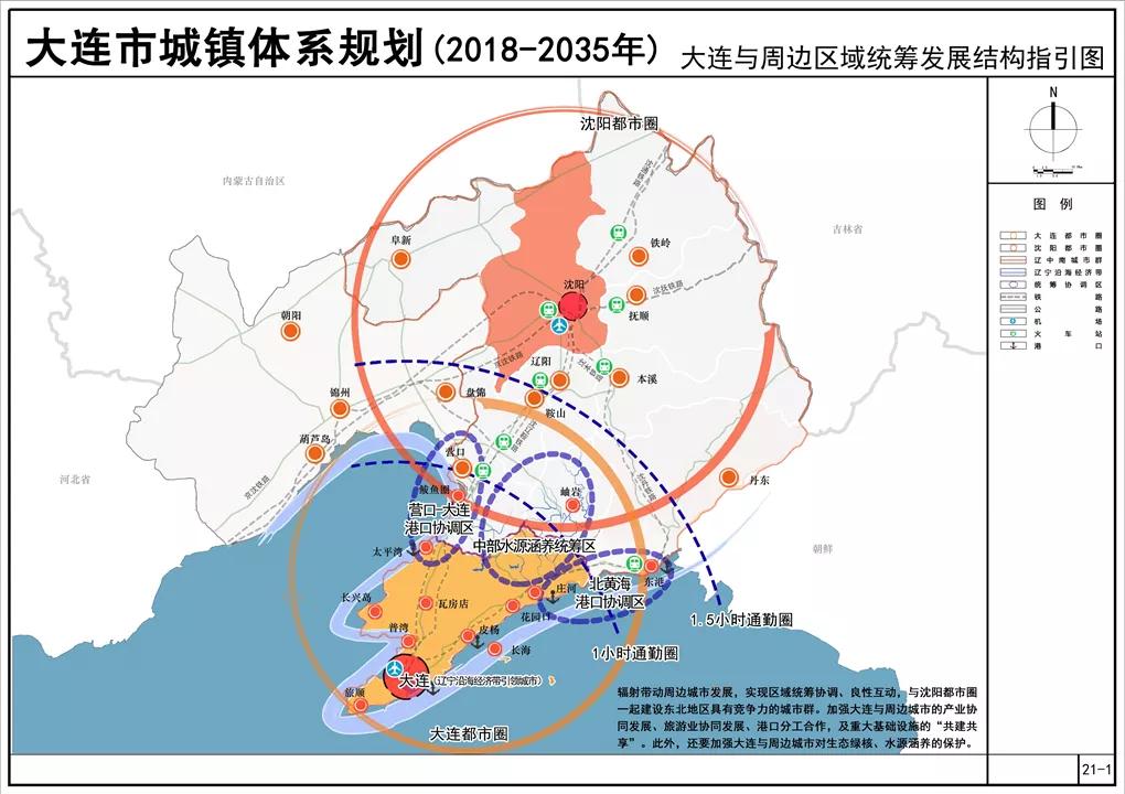 公示！大连最新城镇体系规划