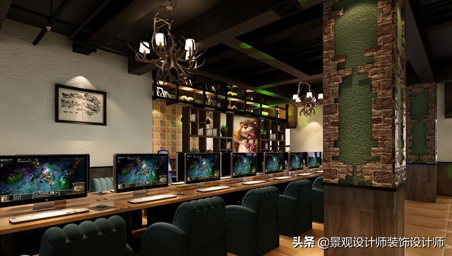 网咖设计效果图,网咖设计图哪找