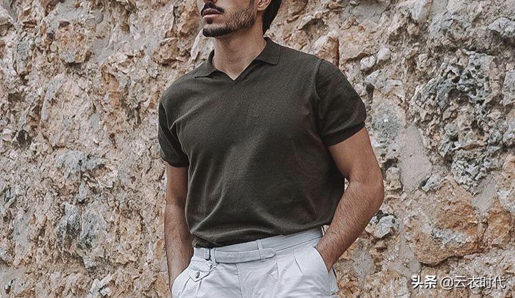 百搭马标刺绣t恤男士polo衫,polo衫永不过时