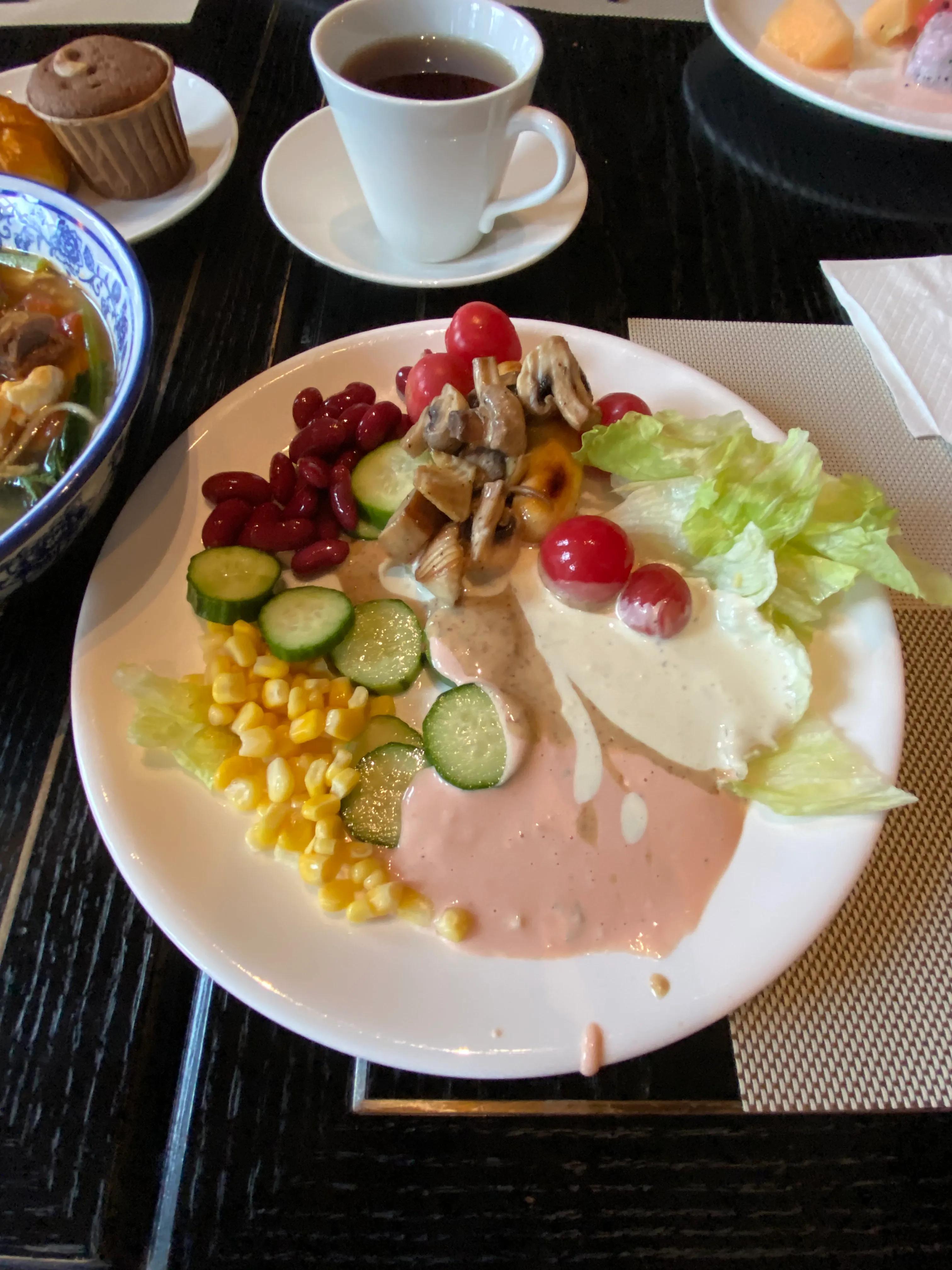 合肥市融创万达文华酒店的自助早餐非常不错，值得细品