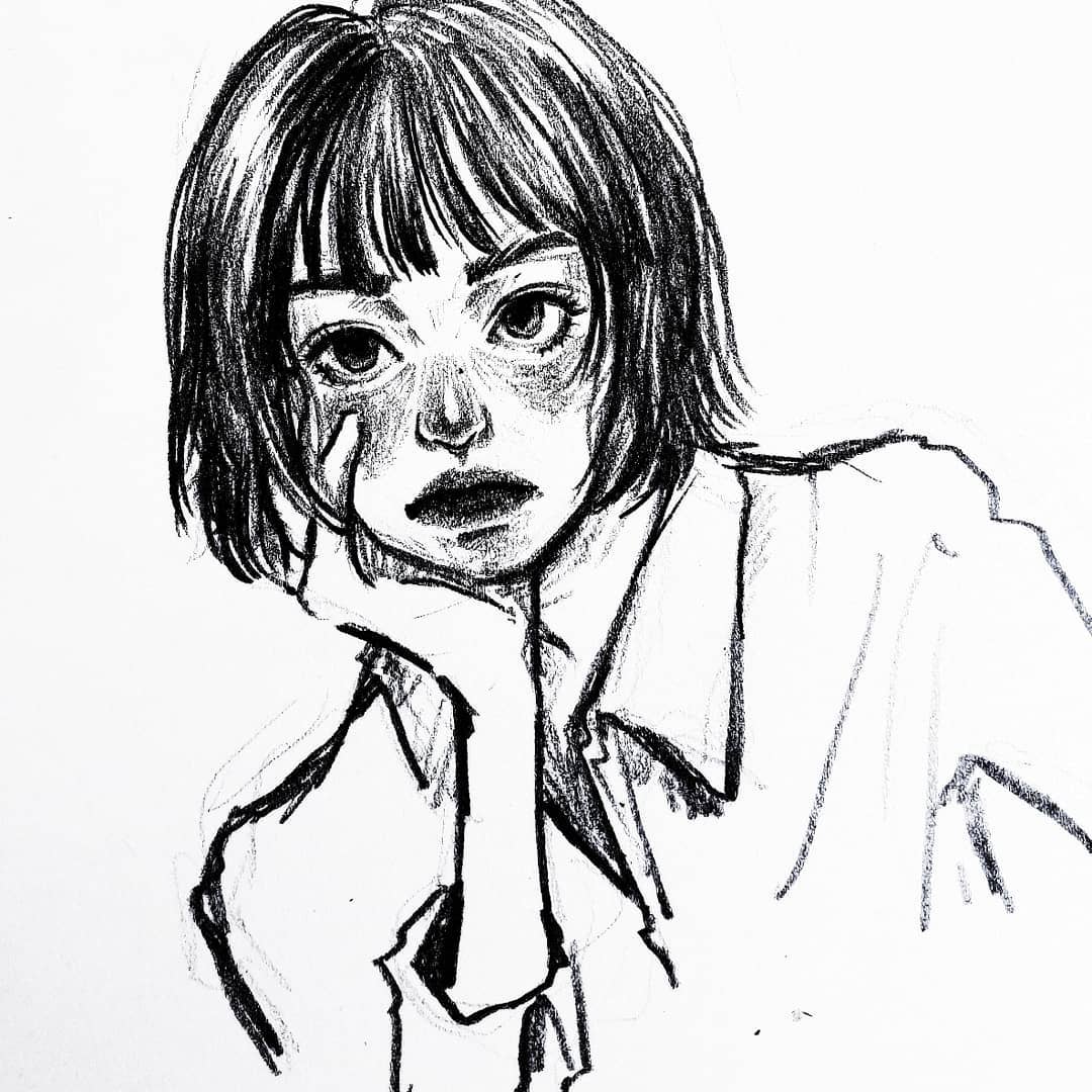 一支铅笔画素描风景,一支铅笔画出来的画