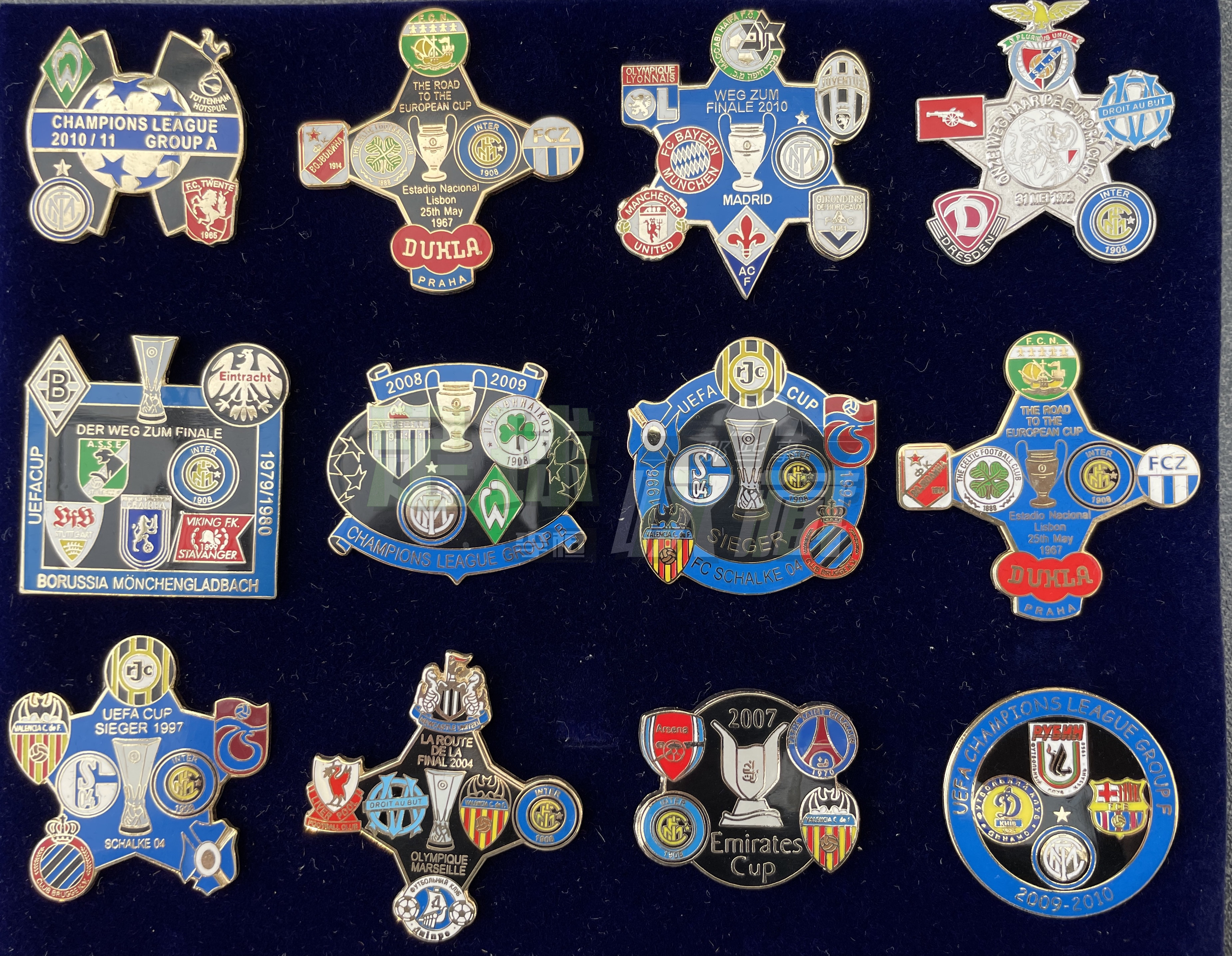 国米历史球衣徽章,国米徽章展示框