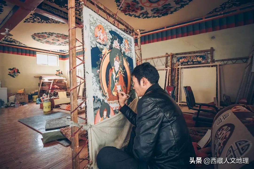 布达拉宫里最珍贵的唐卡,扎什伦布寺唐卡意义