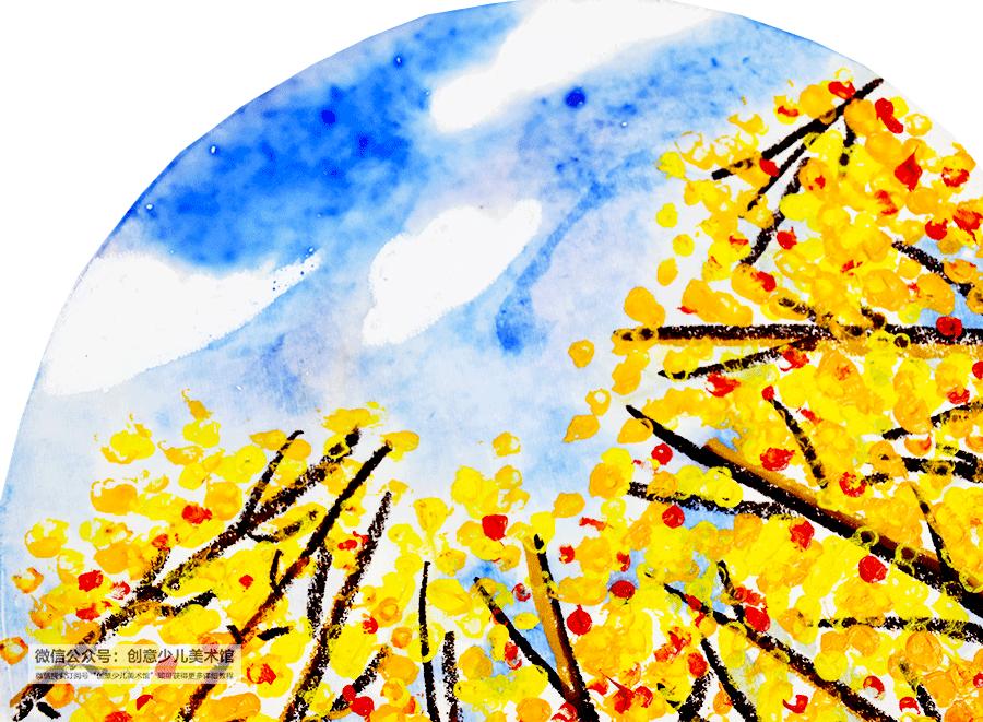 儿童画花丛画法高级感,水洼怎么画简单又漂亮儿童画