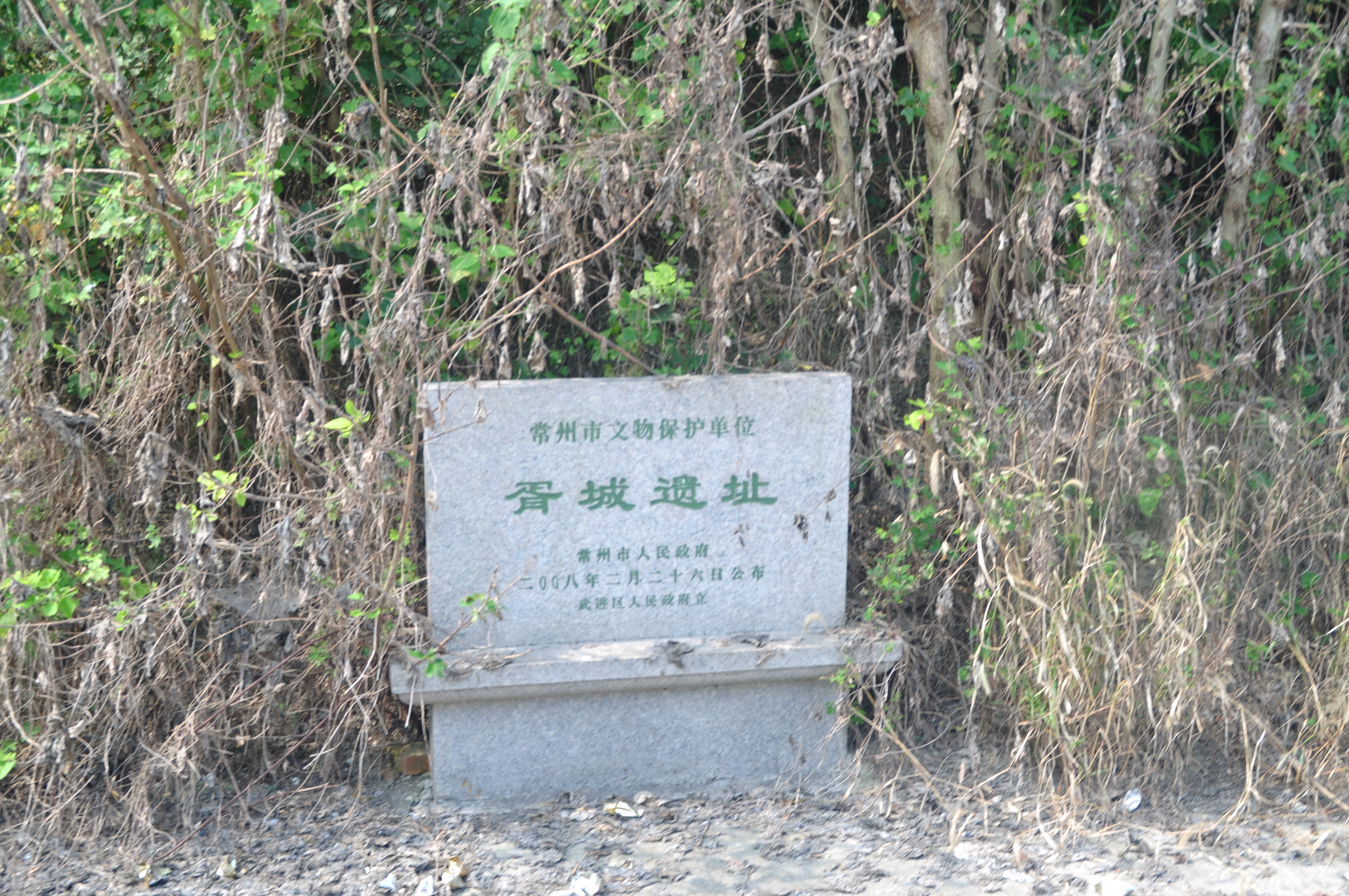 常州胥城遗址,常州遗址景点
