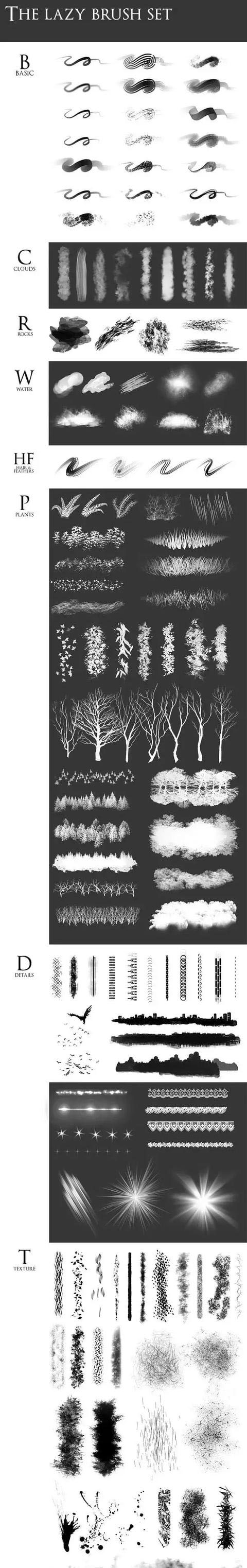 超实用的ps笔刷,最实用的笔刷ps