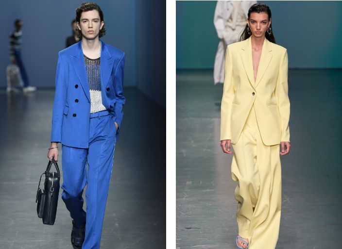 孙艺珍郑丽媛同步营业该看谁？小孩才做选择她们的西装我都要