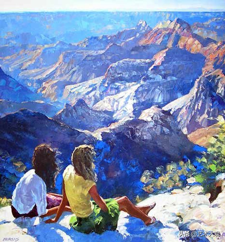 美国画家霍华德风景油画作品选,贝朗思油画作品