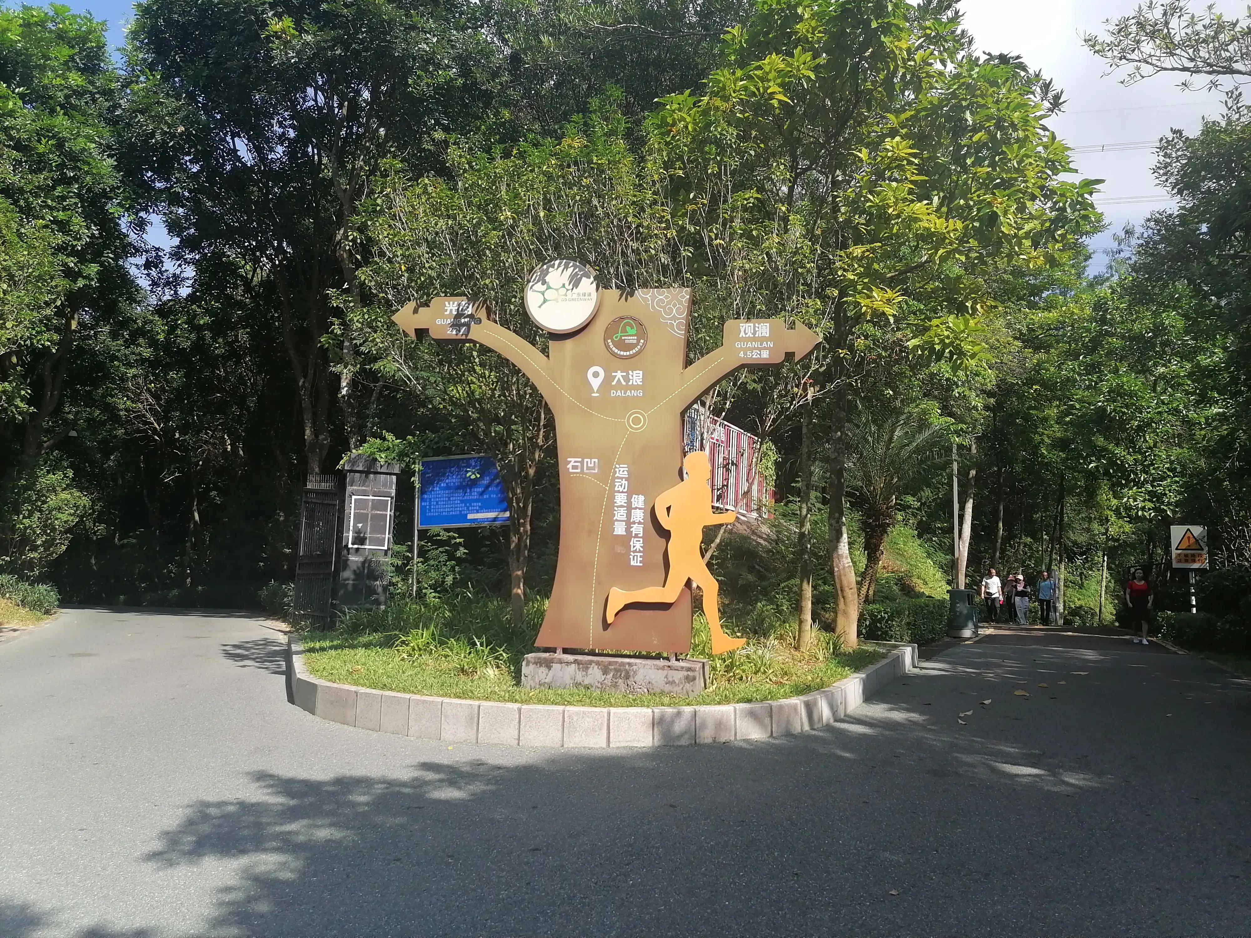 深圳龙华绿道风景区,深圳大浪绿道全景图