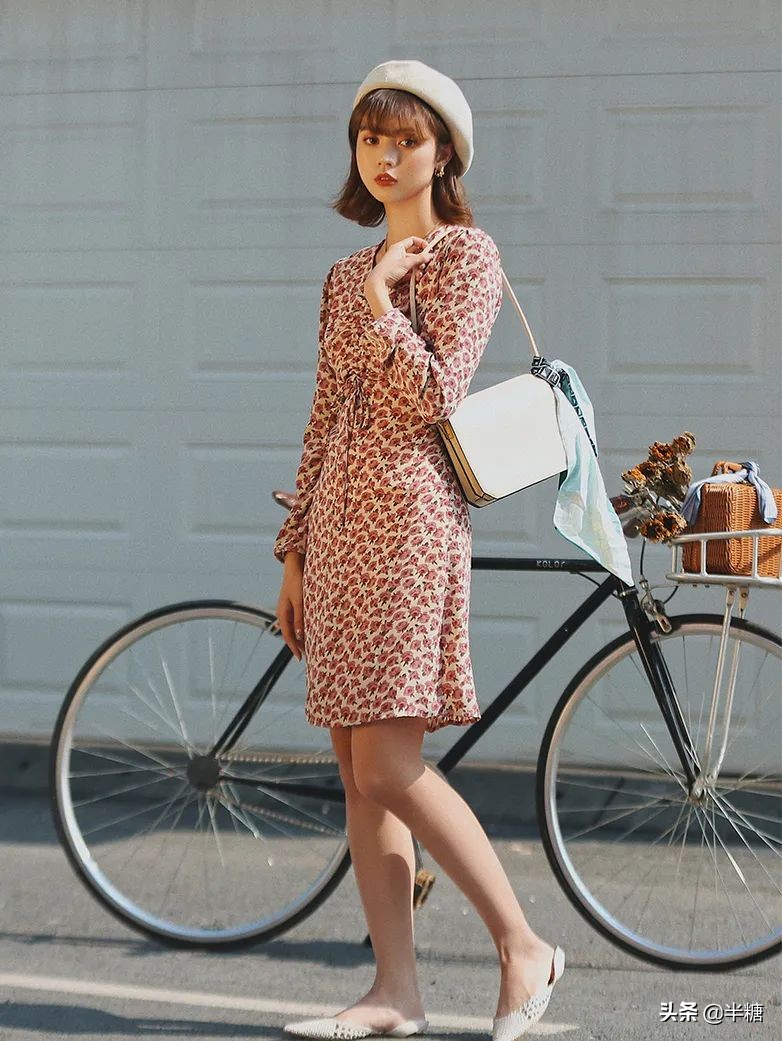 韩剧女主的穿搭连衣裙,韩剧女主穿条纹衬衫