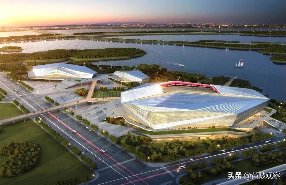 黄陂调整盘龙城国际体育中心用地规划，改造后的任凯湖美轮美奂