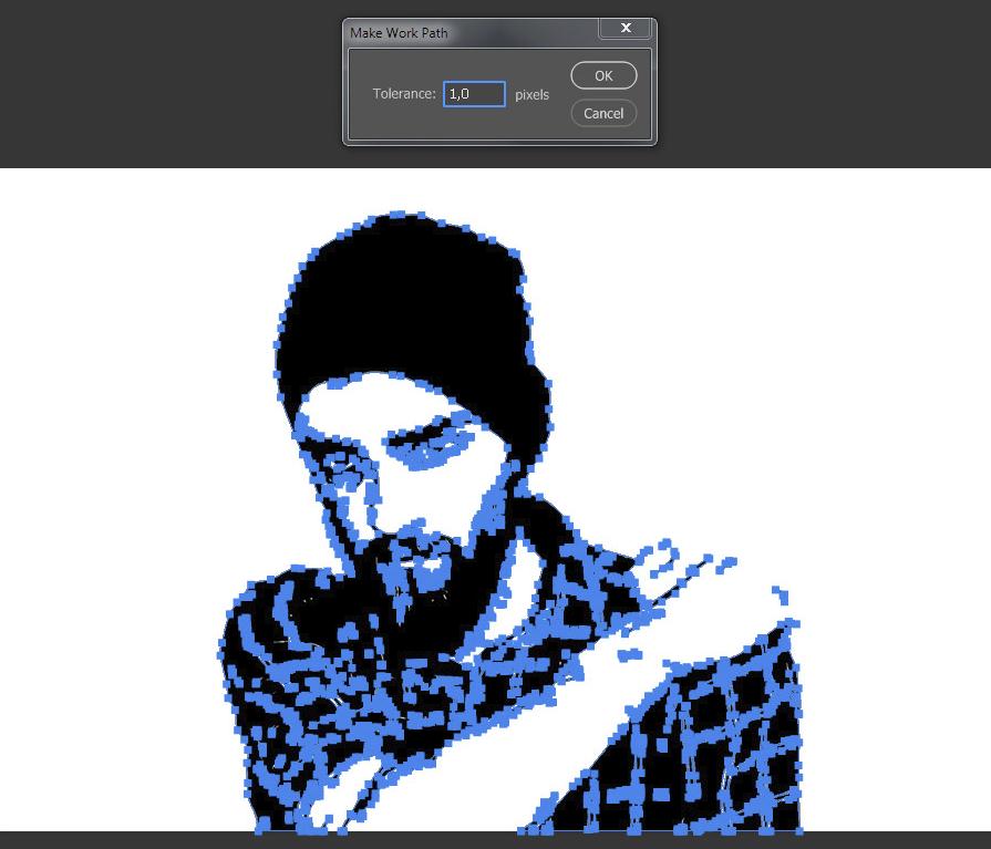 ps位图转换矢量,很有文艺气质