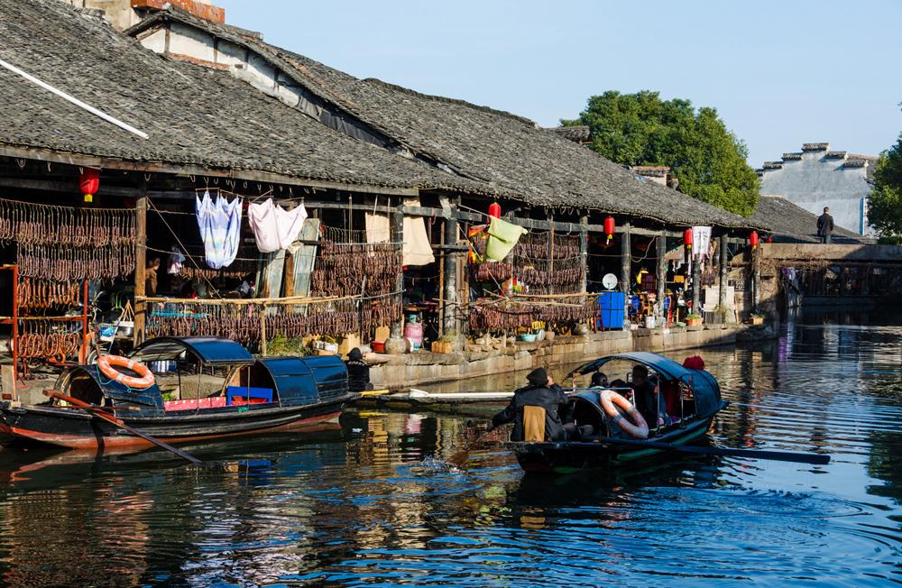 绍兴千年古镇,绍兴鲁迅故里石板桥