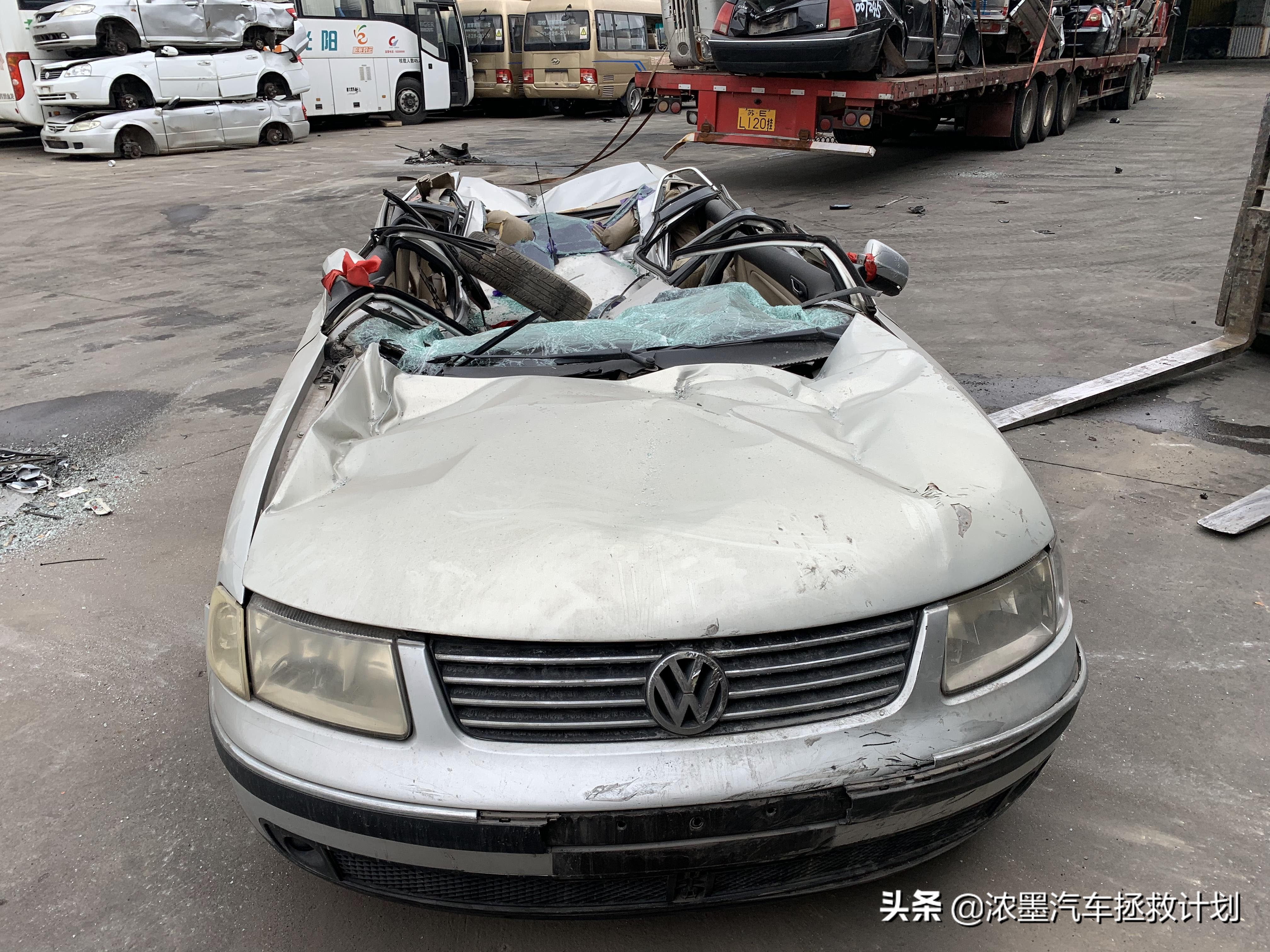 情怀老车帕萨特b5翻新,经典老车b5帕萨特翻新复活