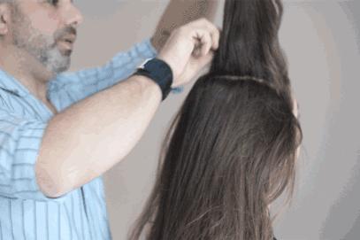 额头窄梳什么样的发型好看,额头扁平低矮