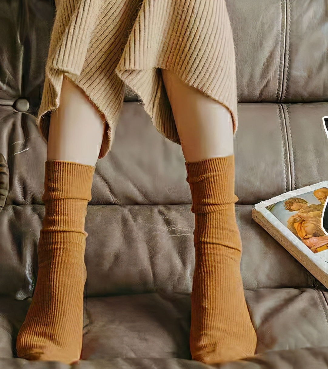 今年秋冬不露脚踝才是真时髦,冬天穿光腿神器露脚踝