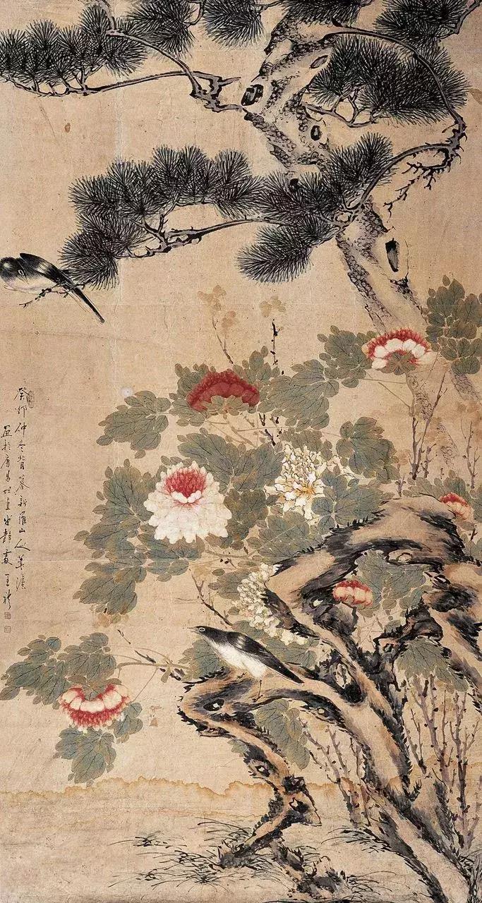 潘天寿100幅花鸟画欣赏,潘天寿花鸟画简史