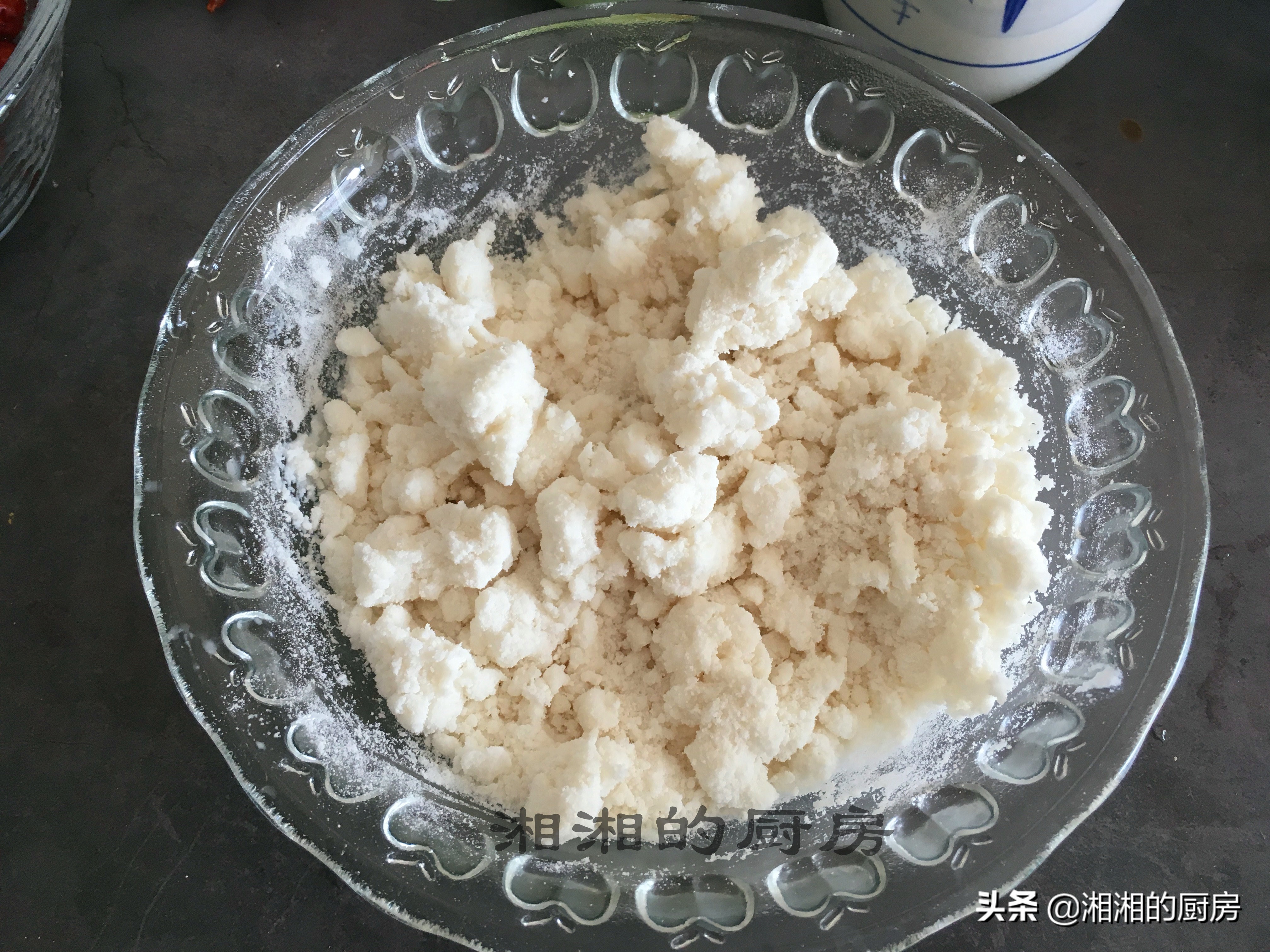 糯米粉绿豆红枣点心,一碗糯米粉半只南瓜发糕