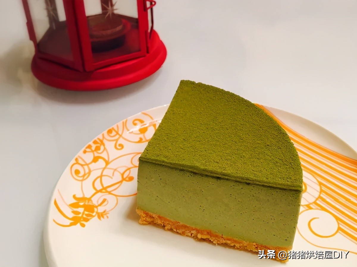 清爽冰凉蛋糕,学做抹茶冻芝士蛋糕