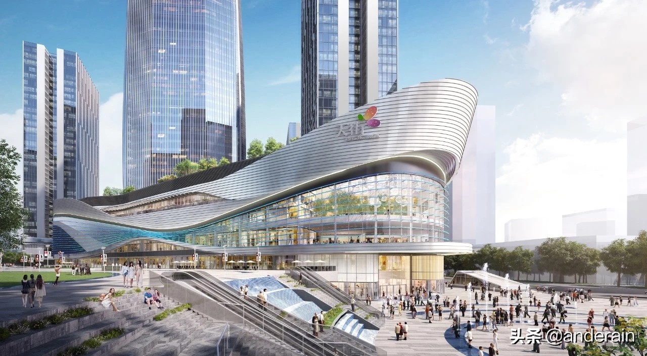 重庆龙湖南城天街效果图,重庆龙湖重庆公园天街