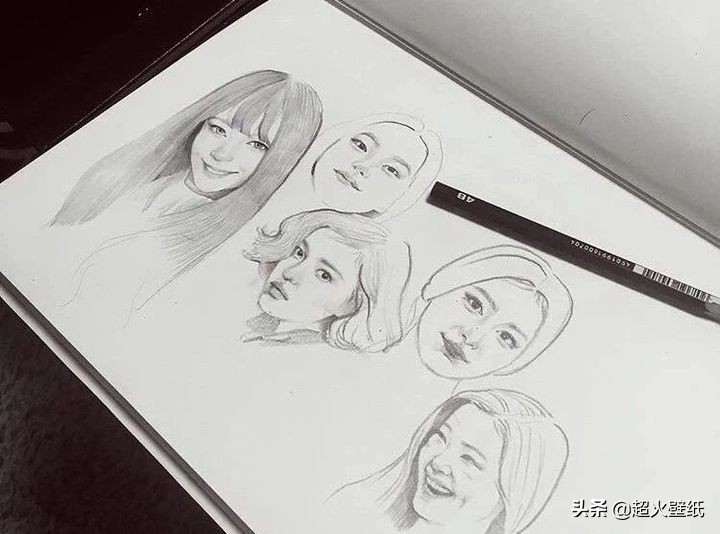 韩国高颜值小姐姐学了6年的绘画，却治愈了全网18万粉丝