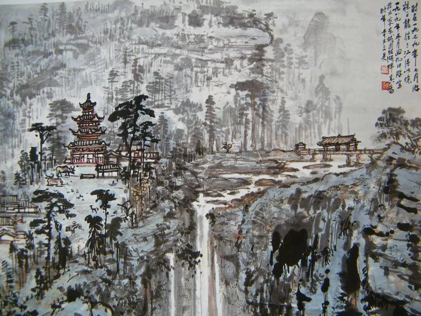 水墨画夜景欣赏,画夜景最好的中国画