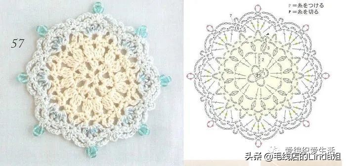 精选100例钩针镂空花样大全附图解,新手一步一步学钩针编织入门
