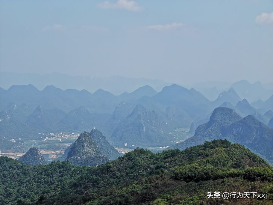 一览众山小的广西绝顶风光,一览众山小的绝美风景视频