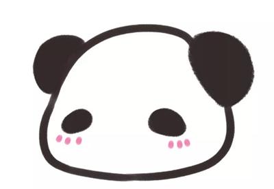 熊猫抱着竹子怎么画简笔画,动物简笔画教程熊猫
