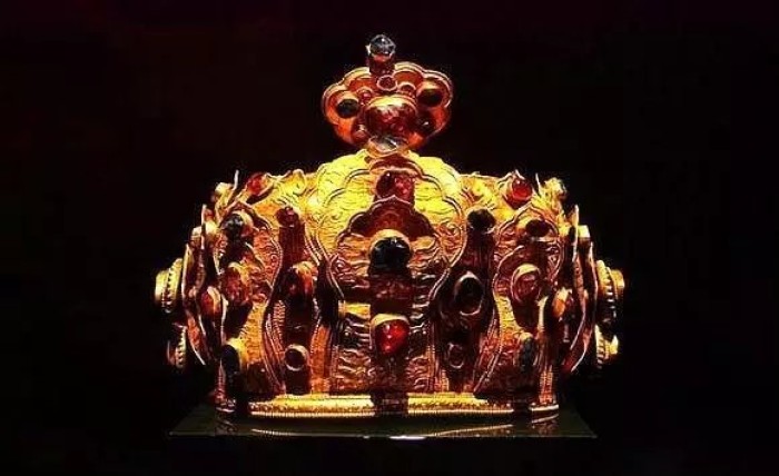 南京博物馆黄金玉器,博物馆古代黄金饰品