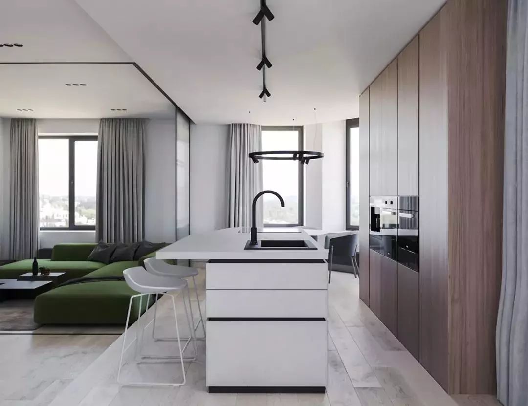 轻奢loft复式,70平loft装修轻奢图片
