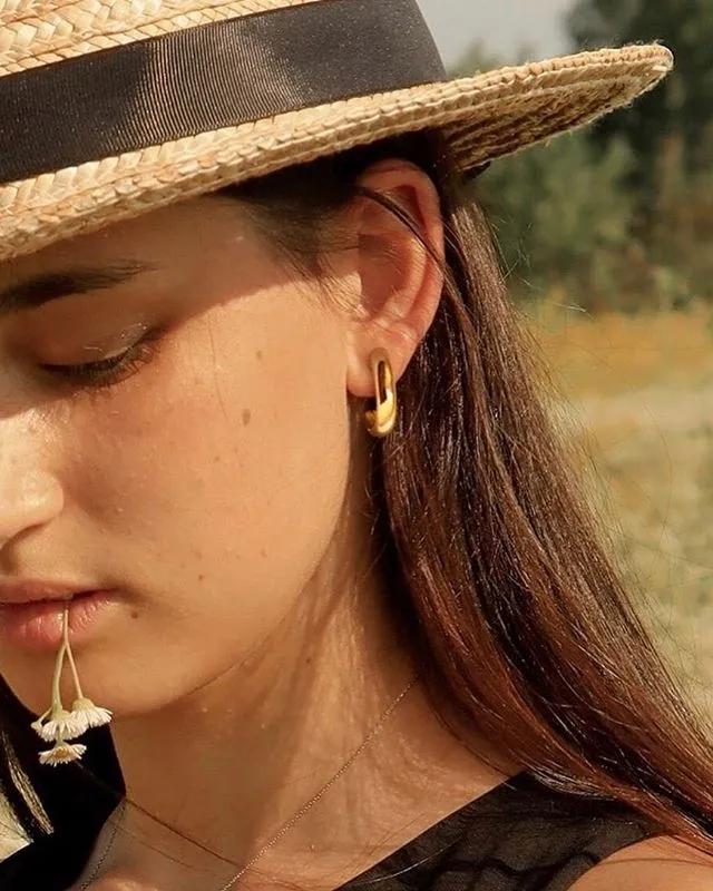 欧阳娜娜耳环,无耳洞耳钉欧阳娜娜