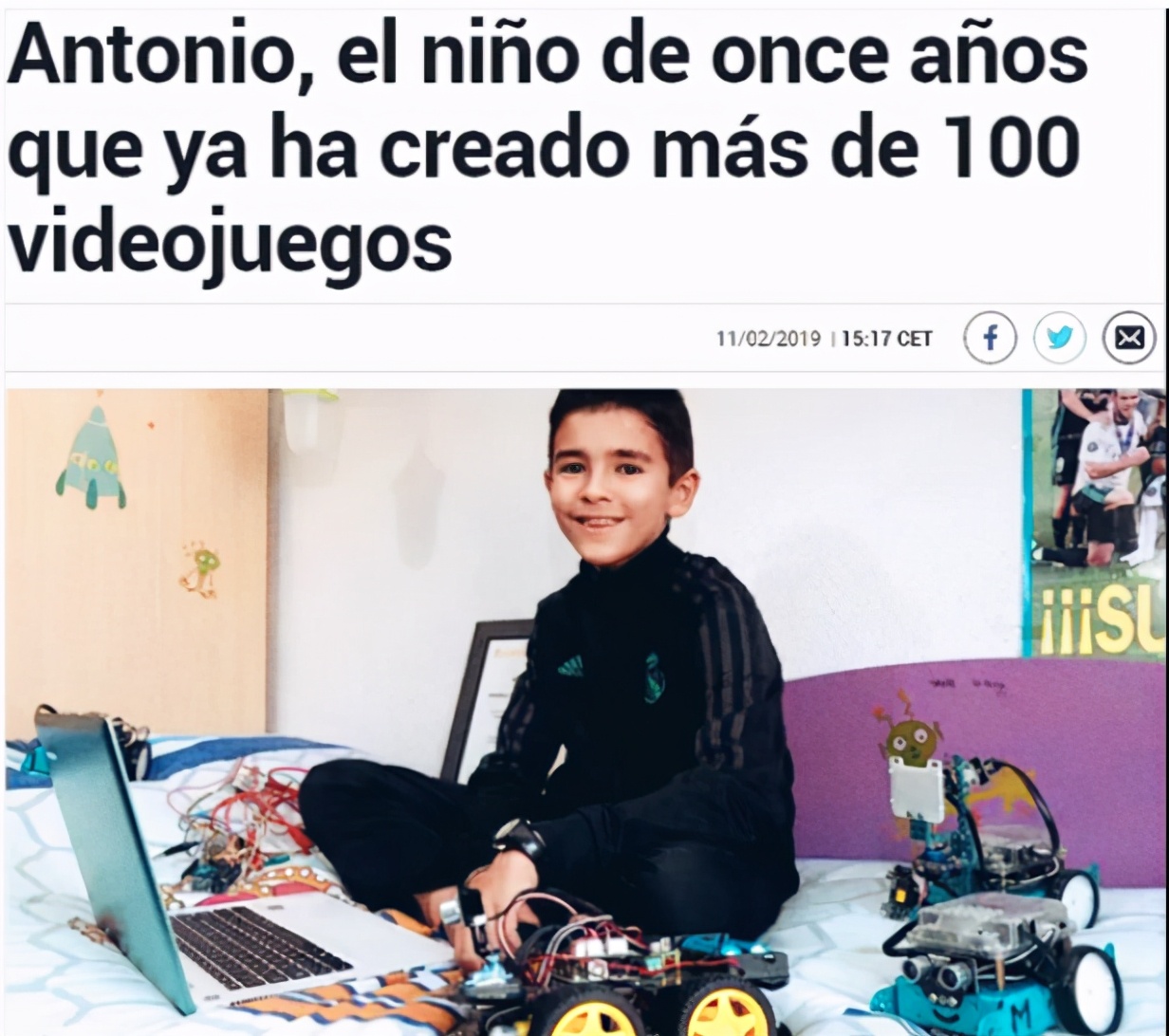 8岁编程天才,孩子学编程后沉迷游戏