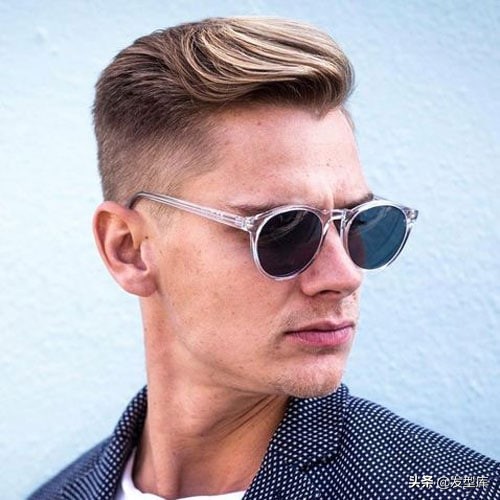 干练清爽的男士短发样式,精简发型男短发
