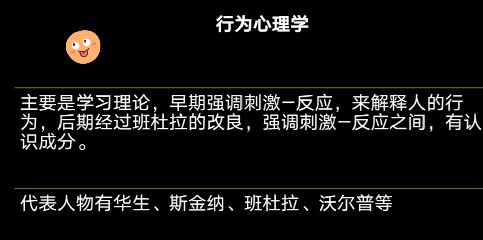 心理治疗各流派代表人物、主要理论