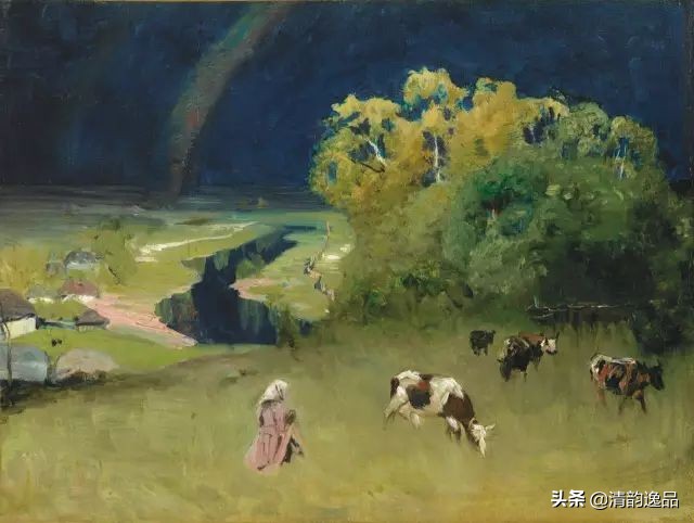 俄罗斯画家经典油画风景作品欣赏,俄罗斯艺术家尤金油画